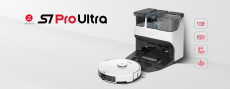 1079 يورو مع كوبون لـ Roborock S7 Pro Ultra Robot Vacuum Cleaner مع حوض غسيل تلقائي فارغ لملء حوض 5100Pa قوة الشفط LDS Navigation الرفع الذكي من مستودع الاتحاد الأوروبي EDWAYBUY
