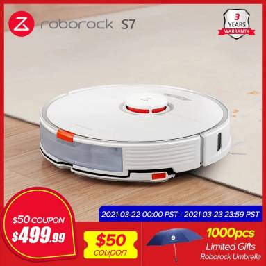 €368 with coupon for Roborock S7 robot vacuum cleaner from EU warehouse GEEKBUYING