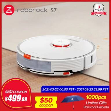 €436 with coupon for 2021 newest Roborock S7 robot vacuum cleaner from EU warehouse ALIEXPRESS (free Mi Band 5 /6)