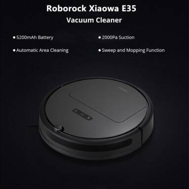 €267 with coupon for Roborock Xiaowa Plus E35 Robot Vacuum Cleaner [Global]- Black POLAND WAREHOUSE from GEEKBUYING