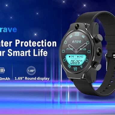 $169 with coupon for Rogbid Brave 4G 5ATM Diving Smart Watch Phone Ceramic Bezel 8MP Dual Camera Wi-Fi Hotspot 3G + 32G GPS Glonass 3560mAh Battery from GEARBEST