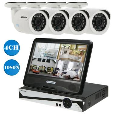 $20 OFF KKmoon AHD 1080N CCTV Camera System,free shipping $149.99(Code:SAHDC20) from TOMTOP Technology Co., Ltd