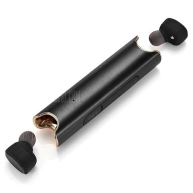 $25 flash sale for S2 Mini TWS In-ear Stereo Double Bluetooth Headset  –  BLACK from GearBest