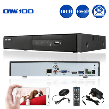 39% OFF OWSOO 16CH 1080P H.264 P2P NVR CCTV,limited offer $31.99 from TOMTOP Technology Co., Ltd