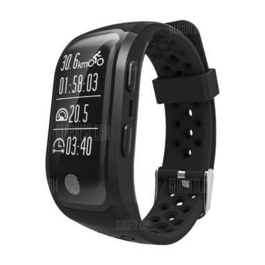 $21 with coupon for S908 GPS Sports Smartband  –  BLACK from GearBest