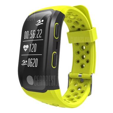 $31 with coupon for S908 GPS Sports Smartband  –  YELLOW from GearBest