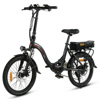 €606 with coupon for SAMEBIKE JG-20-FT 10Ah 36V 350W 20 Inches Electric Bike 25-32km/h Max Speed 40-80km Mileage Max Load 150kg Dics Brake from EU CZ warehouse BANGGOOD