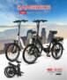 SAMEBIKE JG20 Smart Folding Electric Moped Bike