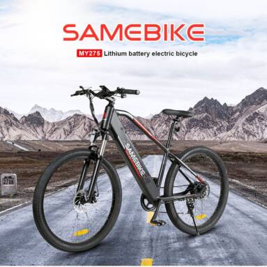 €859 with coupon for SAMEBIKE MY-275 10.4Ah 500W 48V 27.5inch Electric Bike 20mph Top Speed 80km Mileage Range Max Load 150kg from EU warehouse TOMTOP