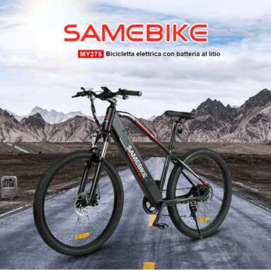 €899 with coupon for SAMEBIKE MY275-FT Electric Bike from EU CZ warehouse BANGGOOD