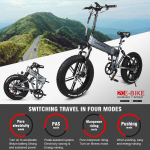 1075 € med kupon til SAMEBIKE XWLX09 500W 20 tommer sammenklappelig elektrisk knallertcykel Tre køretilstande elektrisk cykel fra EU-lager GEEKBUYING