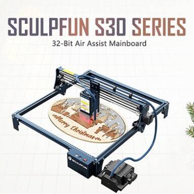 €489 with coupon for SCULPFUN S30 Pro Max 20W Laser Engraver from EU warehouse GEEKBUYING (free gift laser bed)