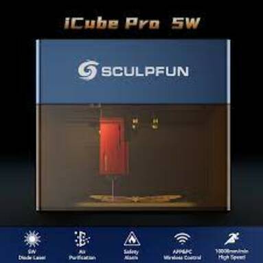 €199 with coupon for SCULPFUN iCube Pro 5W Laser Engraver from EU warehouse GEEKBUYING