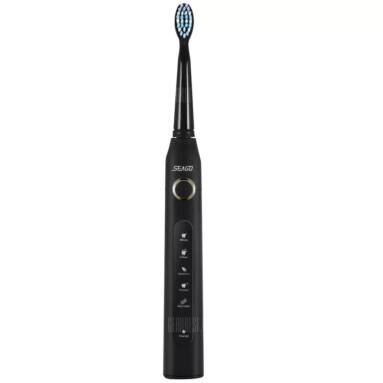 $9 with coupon for SEAGO SG – 507 Electric Rechargeable Sonic Toothbrush Black from GearBest