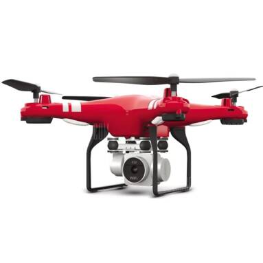 $45 with coupon for SH5HD RC Drone with 720P Camera Height One Key Auto-return  –  RED from GearBest