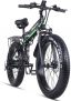 €1371 med kupong för Shengmilo MX01 1000W 26 In Fat Tire Elcykel 12.8Ah 48V 40km/h 90km från EU-lager BUYBESTGEAR