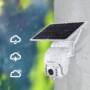 SHIWOJIA WIFI Home Security Camera Outdoor 1080P HD Smart Wireless Camera 360° View Rechargeable Solar Battery Powered