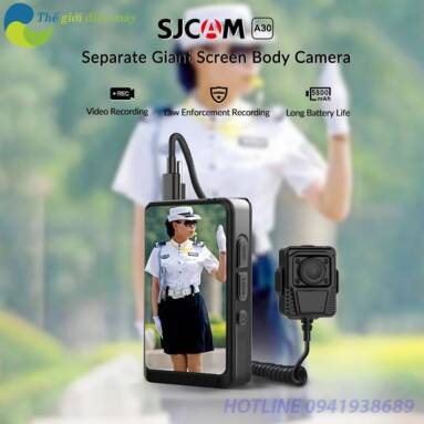 €178 with coupon for SJCAM A30 WiFi Police Body Camera from HEKKA