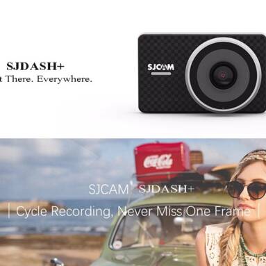 $86 with coupon for SJCAM SJDASH+ Dash Camera ADAS Dashboard Car DVR from Gearbest
