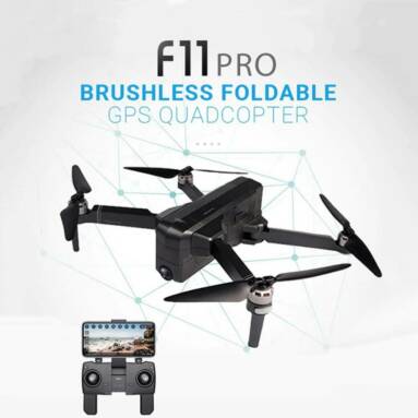 $169 with coupon for SJRC F11 PRO GPS 5G WiFi Foldable FPV RC Drone Brushless Quadcopter RTF from GEARBEST