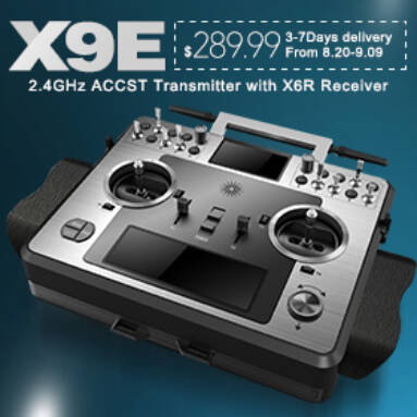 $210 OFF for FrSky Taranis X9E 2.4GHz ACCST Transmitter with X6R Receiver In US warehouse! from BANGGOOD TECHNOLOGY CO., LIMITED