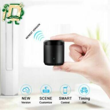 $9.99 for NEW Upgrade Version Broadlink RM Mini 3 Black Bean Smart Home Wifi Universal IR Smart Remote Controller! from BANGGOOD TECHNOLOGY CO., LIMITED