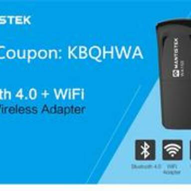 20% OFF for MantisTek® WA150 150Mbps USB WiFi Network Card + Blueteeth 4.0 Adapter Dongle from BANGGOOD TECHNOLOGY CO., LIMITED
