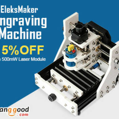 15% OFF for EleksMaker Engraving Machine from BANGGOOD TECHNOLOGY CO., LIMITED