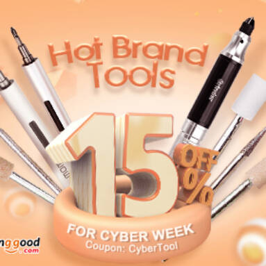 Cyber Week:15% Off Coupon for Hot Brand Electronics Tools  from BANGGOOD TECHNOLOGY CO., LIMITED