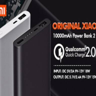 Extra 10% OFF Xiaomi Power Bank 2 With10000mAh from BANGGOOD TECHNOLOGY CO., LIMITED