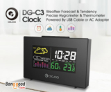 15% OFF Digoo DG-C3 Wireless Weather Forecast Station Alarm Clock from BANGGOOD TECHNOLOGY CO., LIMITED