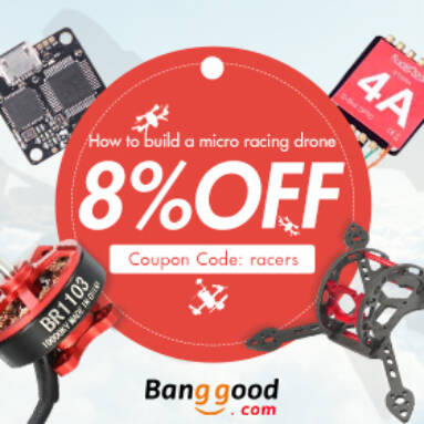 8% OFF RC Drone Accessories Promotion from BANGGOOD TECHNOLOGY CO., LIMITED