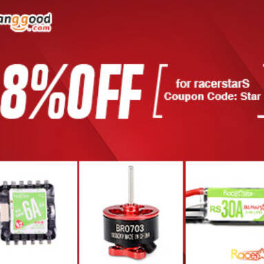 8% OFF Racestar Brand for RC Accessories from BANGGOOD TECHNOLOGY CO., LIMITED