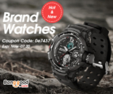 15% OFF Hot & New Watches Promotion from BANGGOOD TECHNOLOGY CO., LIMITED