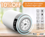 10% OFF Smart Touch Wireless Bluetooth Speaker LED Bedside Lamp  from BANGGOOD TECHNOLOGY CO., LIMITED