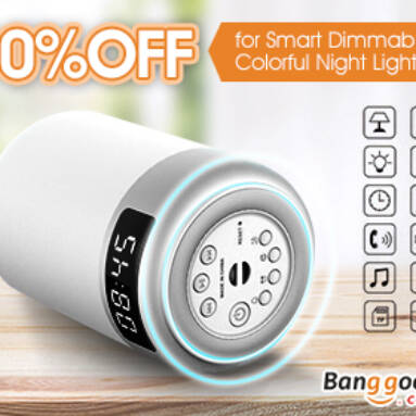 10% OFF Smart Touch Wireless Bluetooth Speaker LED Bedside Lamp  from BANGGOOD TECHNOLOGY CO., LIMITED