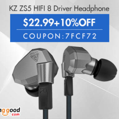 10% OFF HIFI 8 Driver Double Balanced Armatures Hybrid Headphone from BANGGOOD TECHNOLOGY CO., LIMITED