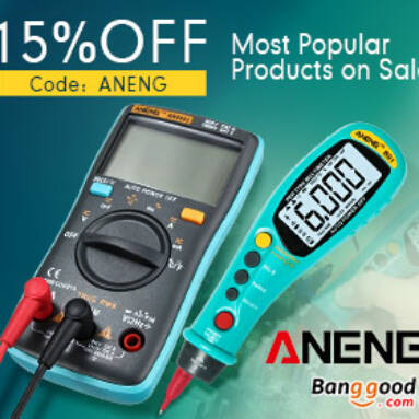 Up to 35% OFF for ANENG Products from BANGGOOD TECHNOLOGY CO., LIMITED