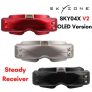 €464 with coupon for SKYZONE SKY04X V2 OLED 5.8GHz 48CH Steadyview Receiver 1280X960 Display FPV Goggles Support DVR With Head Tracker Fan For RC Racing Drone from EU CZ warehouse BANGGOOD
