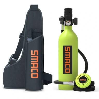 €239 with coupon for SMACO S400Plus 1L Mini Scuba Tank Diving Oxygen Cylinder with Storage Bag from EU warehouse BANGGOOD