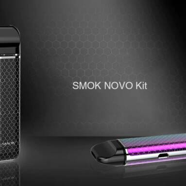 $18 with coupon for SMOK NOVO Kit – BLACK from GearBest