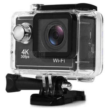 $47 flashsale for SO81 4K UHD WiFi Action Sports Camera Allwinner V3 Chipset  –  BLACK from GearBest