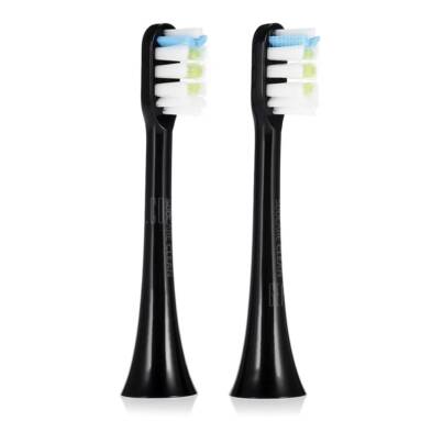$4 with coupon for SOOCAS / SOOCARE X3 Replacement Toothbrush Head 2PCS – BLACK from GearBest