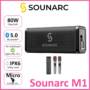 SOUNARC M1 80W Bluetooth Speaker with 2 Wireless Microphones