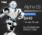 $80 OFF For UBTECH Alpha 1s 3D Programmable Humaniod Robot For Intelligent Life from HongKong BangGood network Ltd.