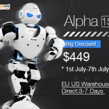 $80 OFF For UBTECH Alpha 1s 3D Programmable Humaniod Robot For Intelligent Life from HongKong BangGood network Ltd.