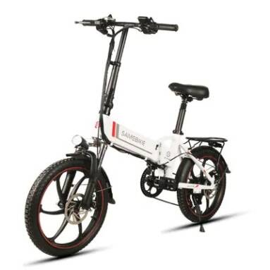 €699 with coupon for Samebike 20LVXD30 20 Inch Portable Folding Electric Bike 10Ah Battery Shimano 7 speed Smart Moped Bicycle 350W Motor Max 35km/h Aluminum Alloy LED Front Light Adjustable Heights GERMANY WAREHOUSE from GEEKBUYING