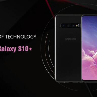 €720 with coupon for Samsung Galaxy S10+ 4G Phablet 8GB RAM 128GB ROM Global Version – Black from GEARBEST
