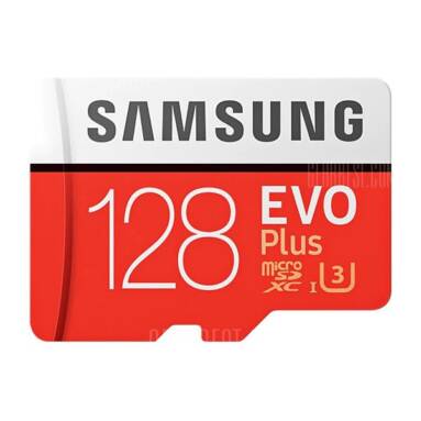 $17 with coupon for Samsung UHS-1 Class10 Micro SDXC Memory Card 128 GB from GearBest