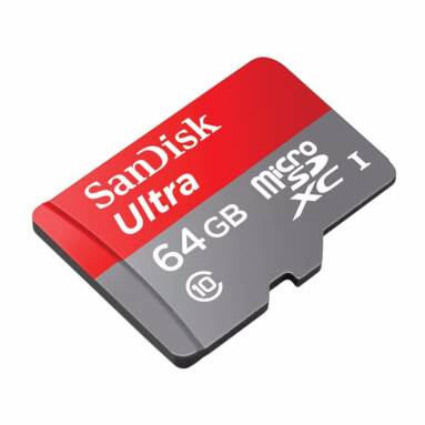 $18 flashsale for Genuine Original SanDisk Ultra 64GB microSDXC UHS-I TF Flash Memory Card from TOMTOP